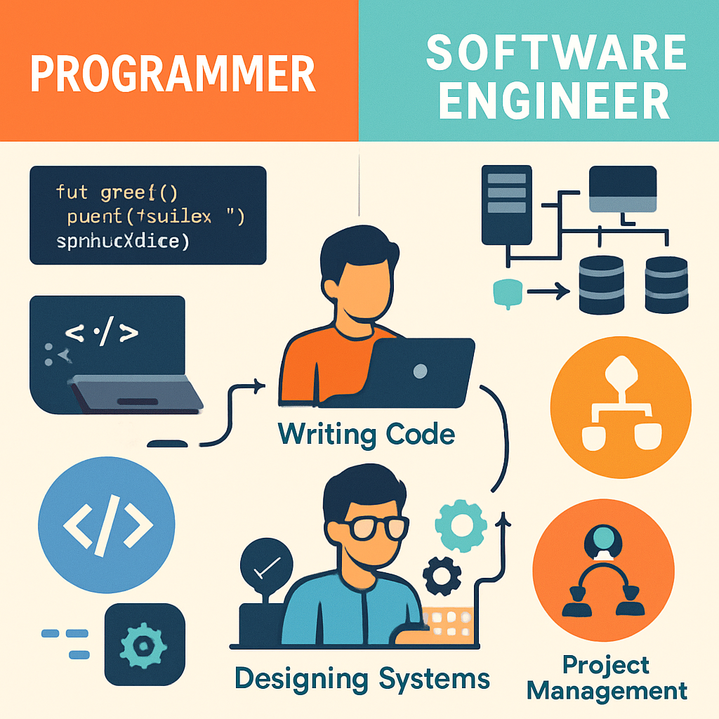 Difference Between Programmer and Software Engineer